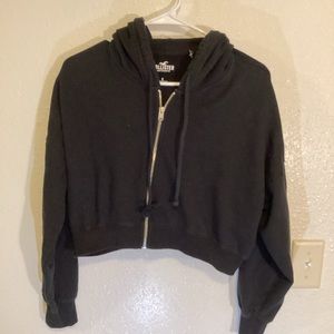 Hollister cropped women’s zip up hoodie